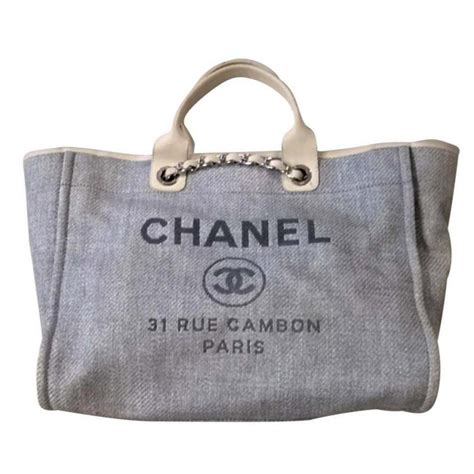 chanel sac tissu